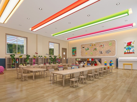 Nordic Kindergarten Classroom