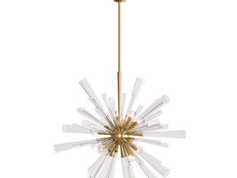 Modern fireworks chandelier