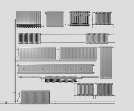 radiator floor radiator heater