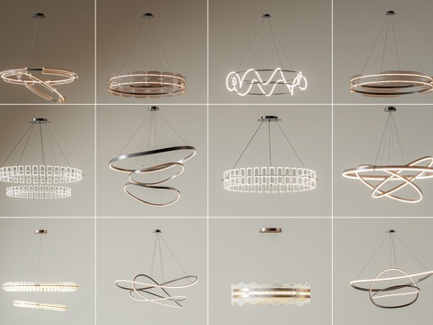 Modern ring chandelier