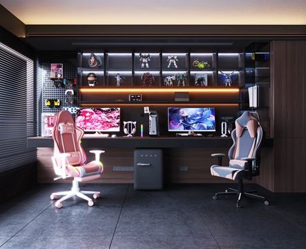 Modern e-sports room game room