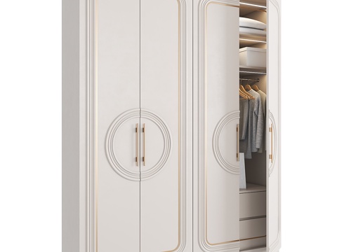 Cream style wardrobe