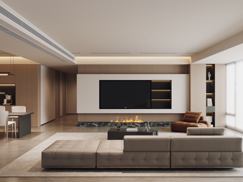 Modern Living&Dining Room