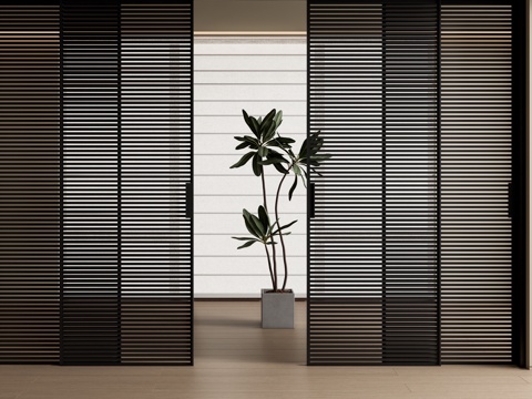 Modern Grille sliding door grille sliding door partition door grille door