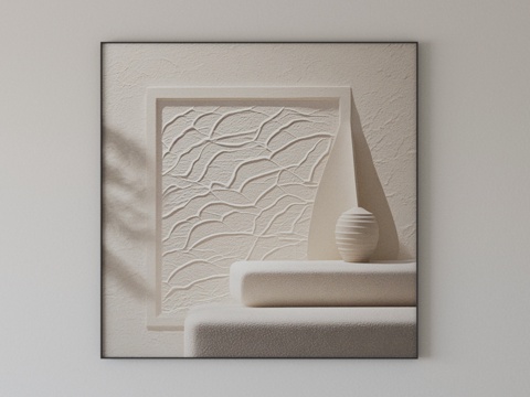 Cream Style hanging painting three-dimensional painting