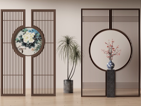 New Chinese-style screen partition