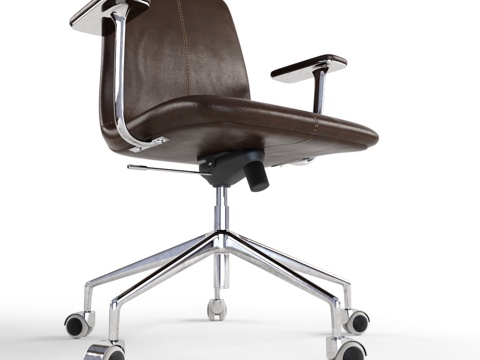 Cappellini Pulley Office Chair Leather Staff Chair