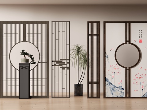 New Chinese-style screen partition