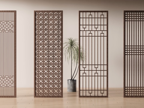 New Chinese-style screen partition