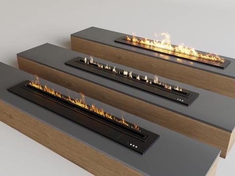 Intelligent Electronic Fireplace Embedded Fireplace