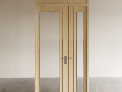 Modern interior door single door swing door