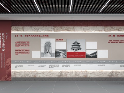 History Exhibition Hall Cultural Wall