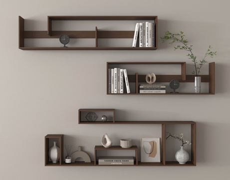 Modern Hanging Cabinet Wall Hanging Bookshelf Storage Rack