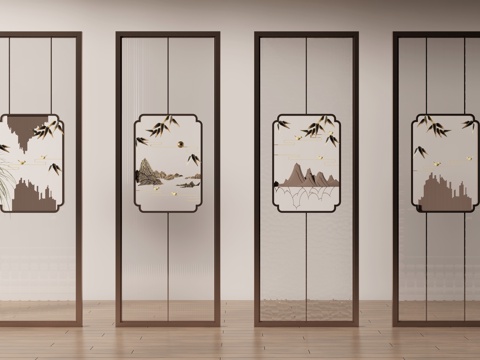 New Chinese-style screen partition