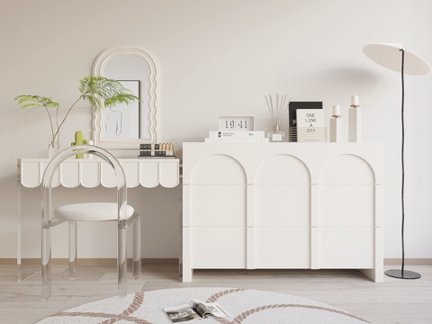 Cream Style dresser