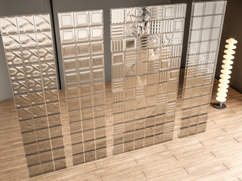 partition screen glass partition glass brick