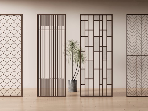 New Chinese-style screen partition