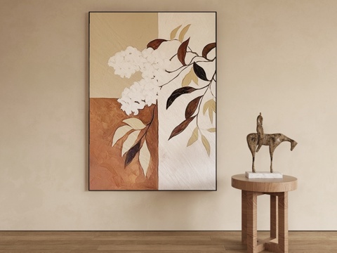 Modern Flower Painting Decorative Painting