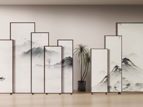 New Chinese-style screen partition