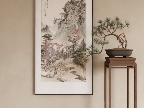 New Chinese Decorative Painting Landscape Painting Hanging Painting