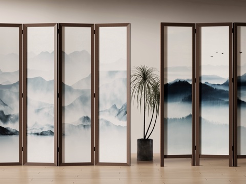 New Chinese-style screen partition