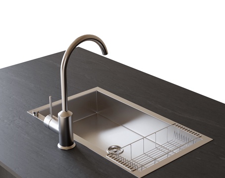 Kitchen sink dish basin