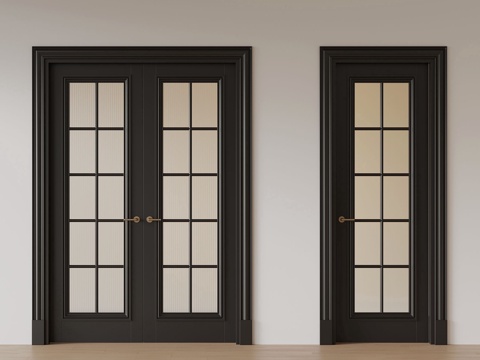 Mid-century Style double door