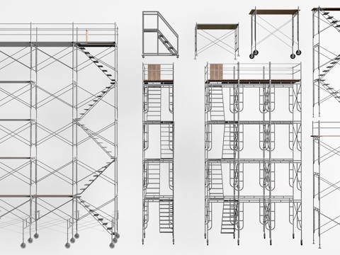 Modern Site Scaffolding Climbing Frame Climbing Ladder Site Ladder