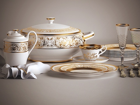 Jianou ceramic tableware tea set