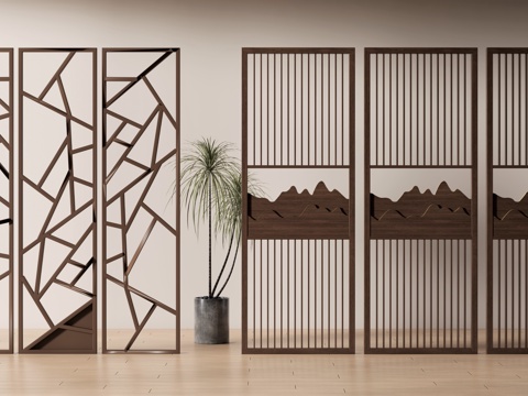 New Chinese-style screen partition