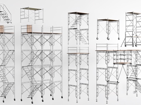 Modern Site Scaffolding Climbing Frame Climbing Ladder Site Ladder