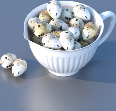 Quail egg food ingredients