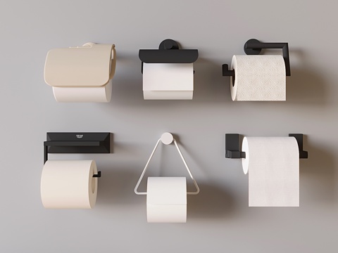 Bathroom products roll paper holder roll paper