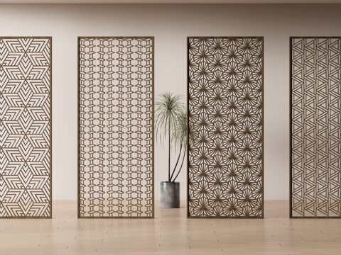 New Chinese-style screen partition