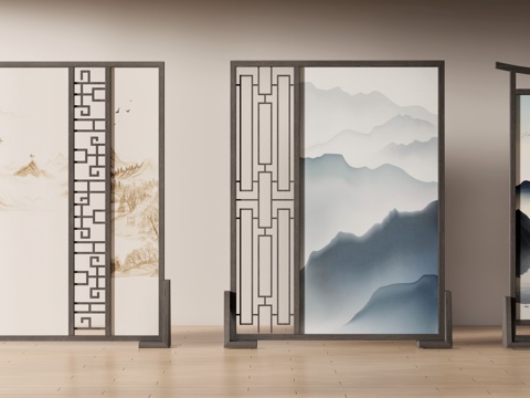 New Chinese-style screen partition