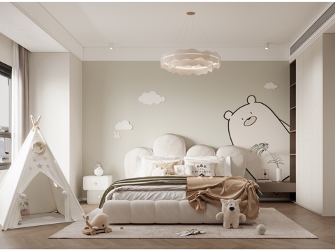 Cream Style kids Bedroom children's room