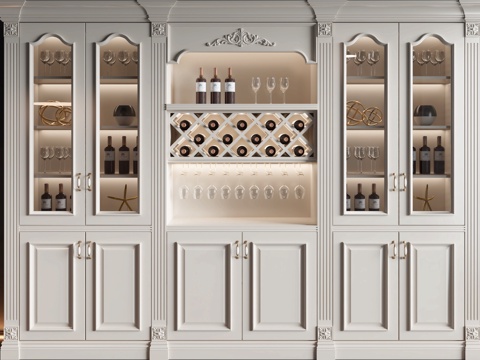 French Wine Cabinet