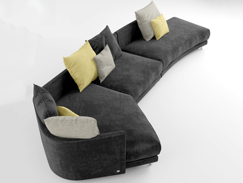 Corner sofa Multiplayer sofa