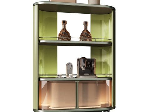 Milotti Italian Side Cabinet Minibar