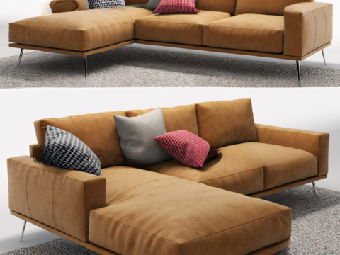 Multi-person sofa Corner sofa