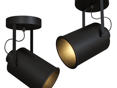 Stilfort spotlights, open-mounted downlights, black spotlights