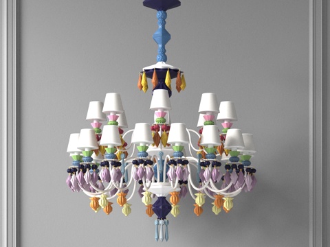 Modern multi-head chandelier hall chandelier