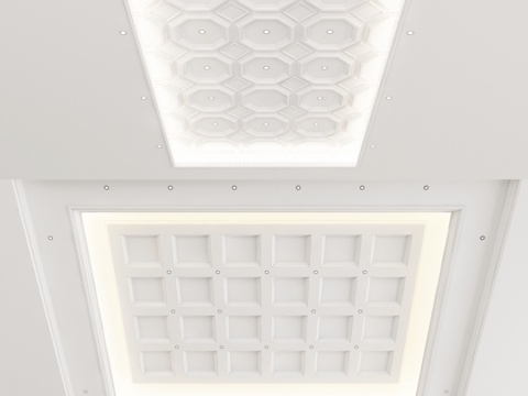 American-style ceiling gypsum