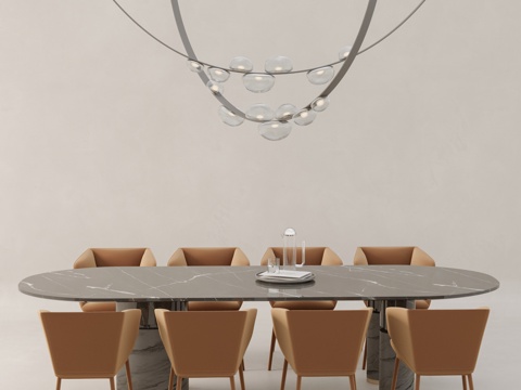 Italian Dining Table and Chair