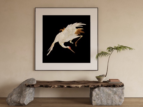 New Chinese Crane Painting Decorative Painting