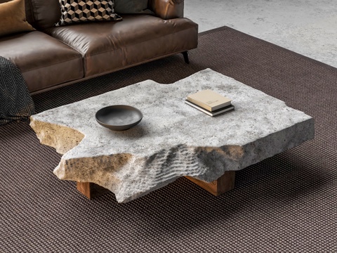 Quiet Stone Tea Table Rock Tea Table