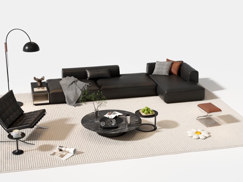 Italian Sofa Coffee Table Sectional Sofa