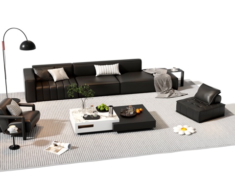 Italian Sofa Coffee Table Sectional Sofa