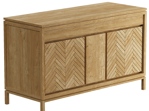 Nordic Simple Low Cabinet Side Cabinet Wooden Cabinet