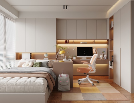 Modern Tatami Girls Room kids Bedroom